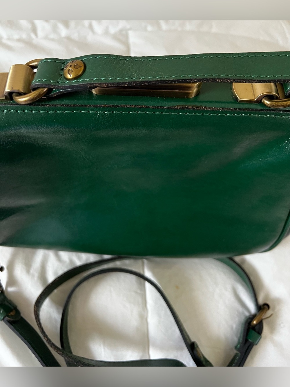 Patricia Nash Leather satchel with top handle and detachable crossbody - Picture 7 of 10